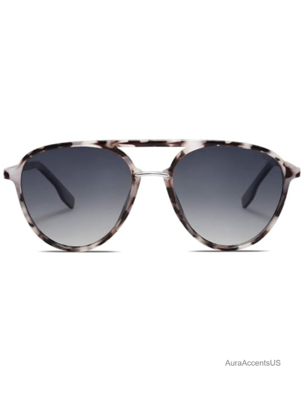 Polarized Aviator Sunglasses Double Bridge UV400 Retro Full-Frame Unisex